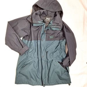 Helly Hansen Teal And Black Helly Tech Packable Hooded Jacket